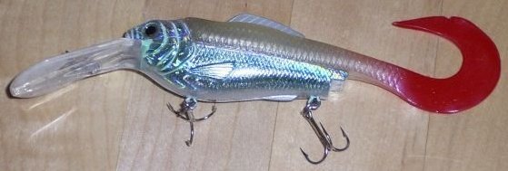 Przynęta gumowa Keitech raczek 13cm ognisty tygrys